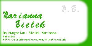 marianna bielek business card